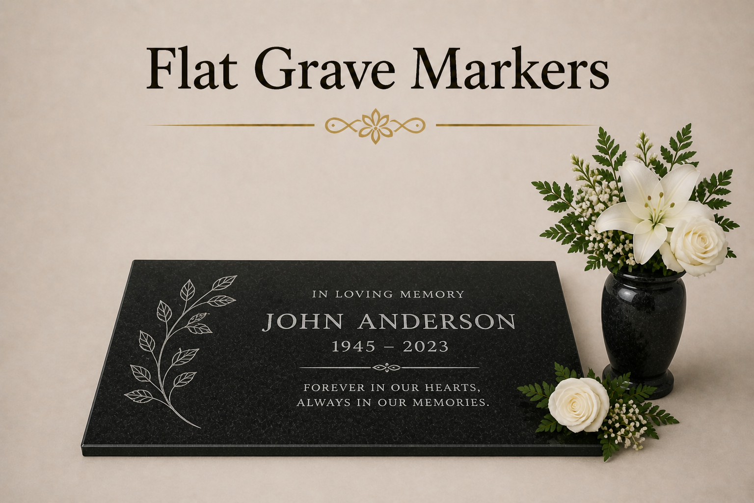 Flat Grave Markers